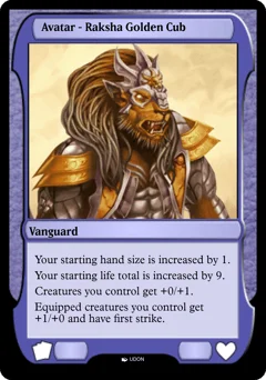 Raksha Golden Cub Avatar