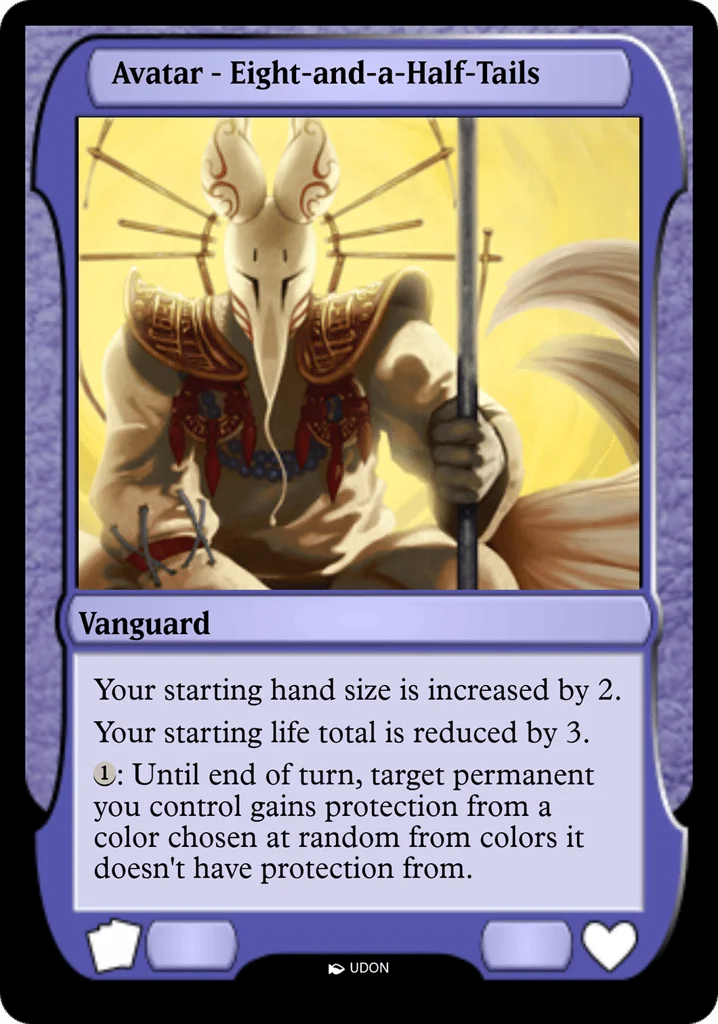 Eight-and-a-Half-Tails Avatar · Magic Online Avatars
