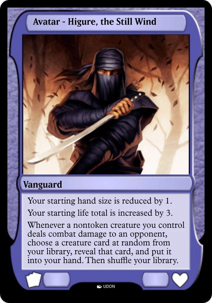 Higure, the Still Wind Avatar · Magic Online Avatars