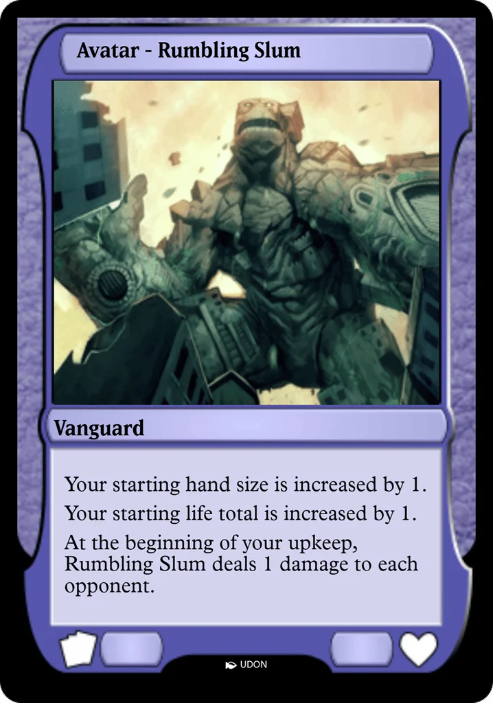 Rumbling Slum Avatar · Magic Online Avatars