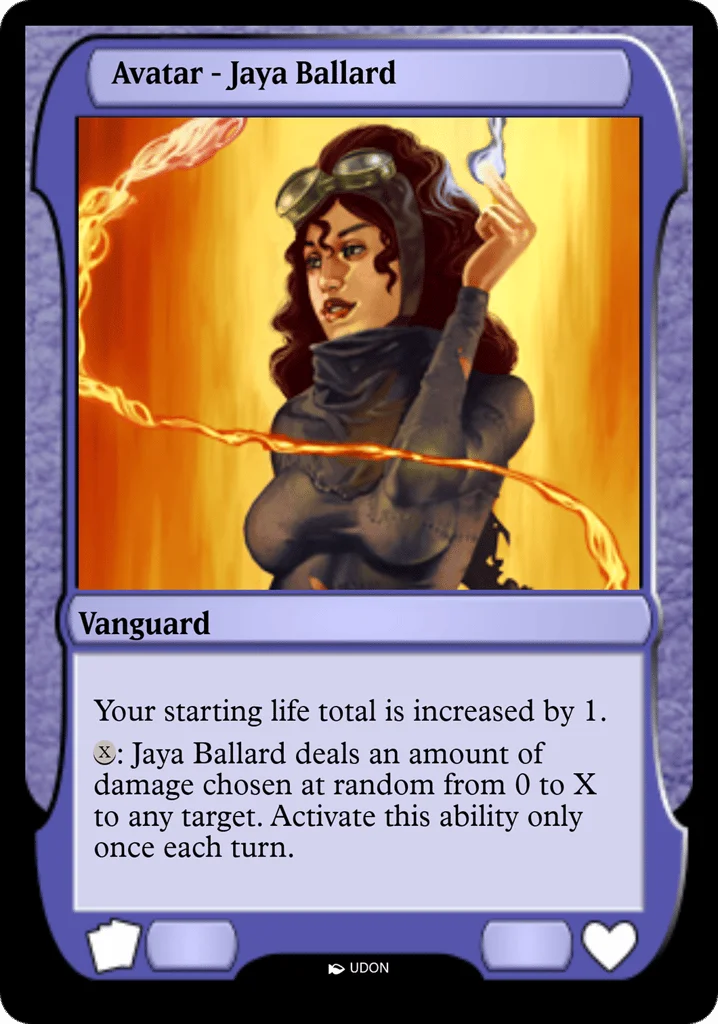 Jaya Ballard Avatar · Magic Online Avatars
