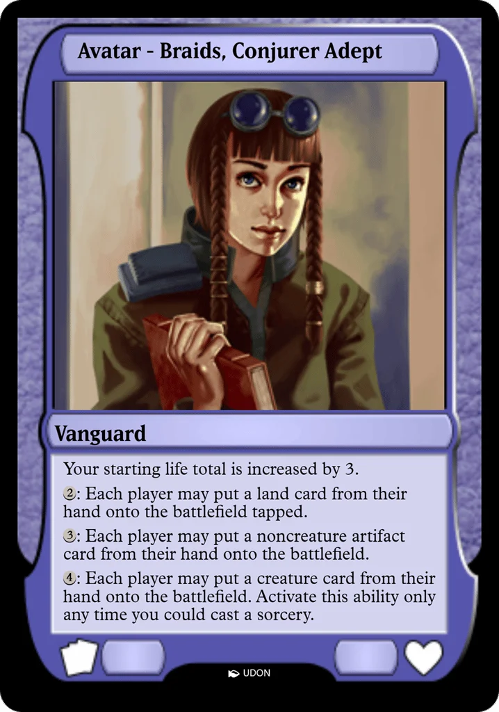 Braids, Conjurer Adept Avatar · Magic Online Avatars