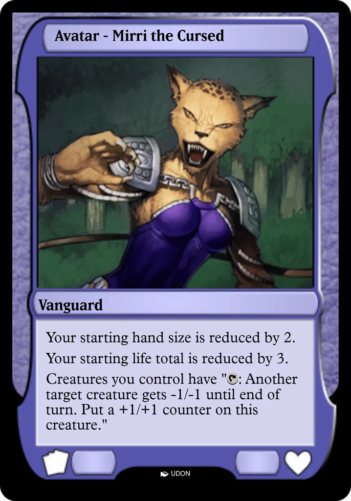 Mirri the Cursed Avatar · Magic Online Avatars