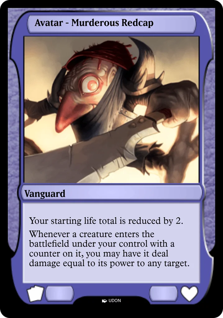 Murderous Redcap Avatar · Magic Online Avatars