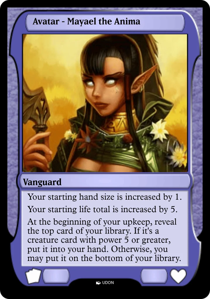Mayael the Anima Avatar · Magic Online Avatars