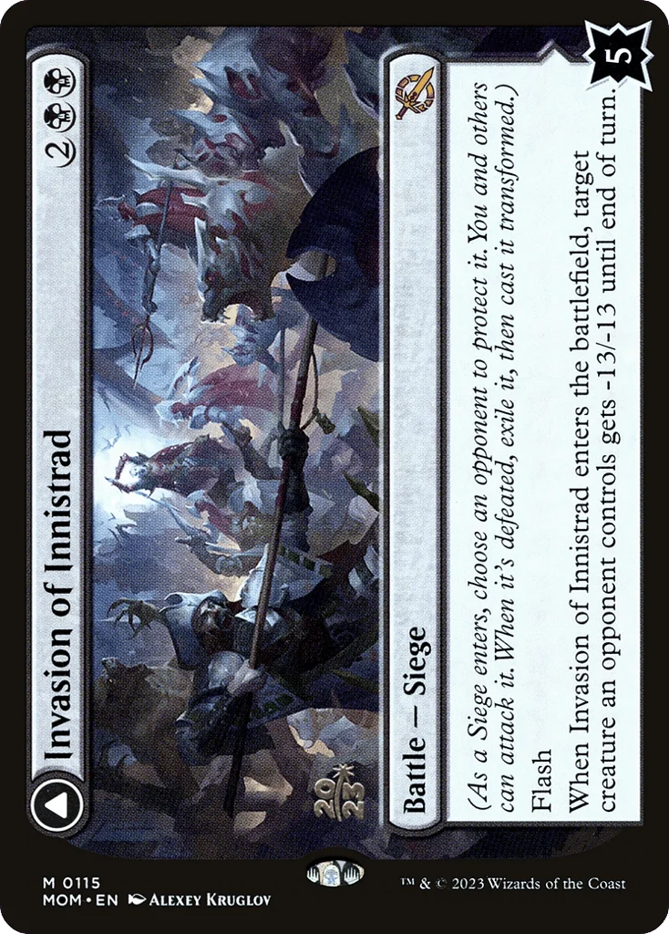 Invasion of Innistrad // Deluge of the Dead · March of the Machine Promos