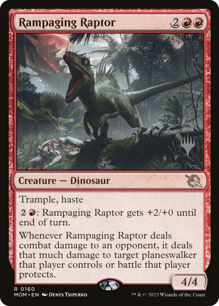 Rampaging Raptor · March of the Machine Promos