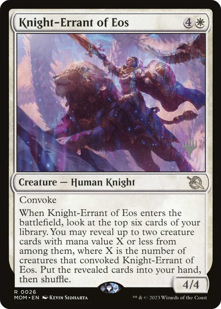 Knight-Errant of Eos · March of the Machine Promos