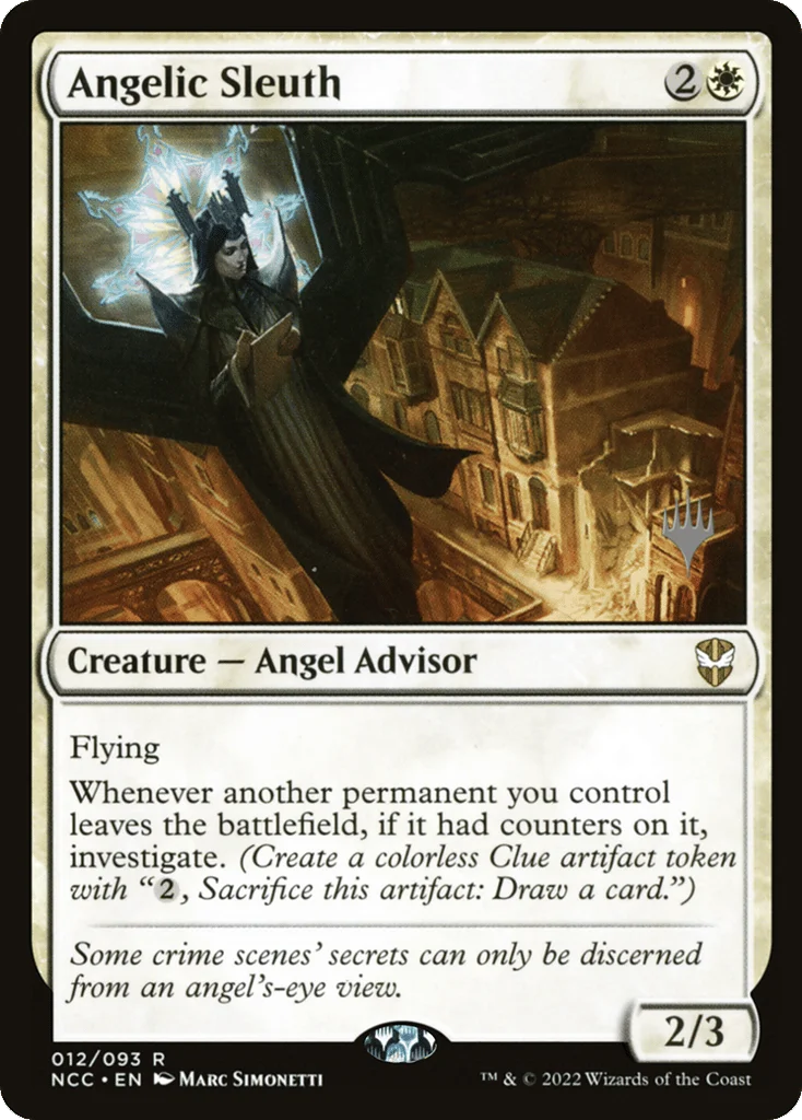 Angelic Sleuth · New Capenna Commander Promos