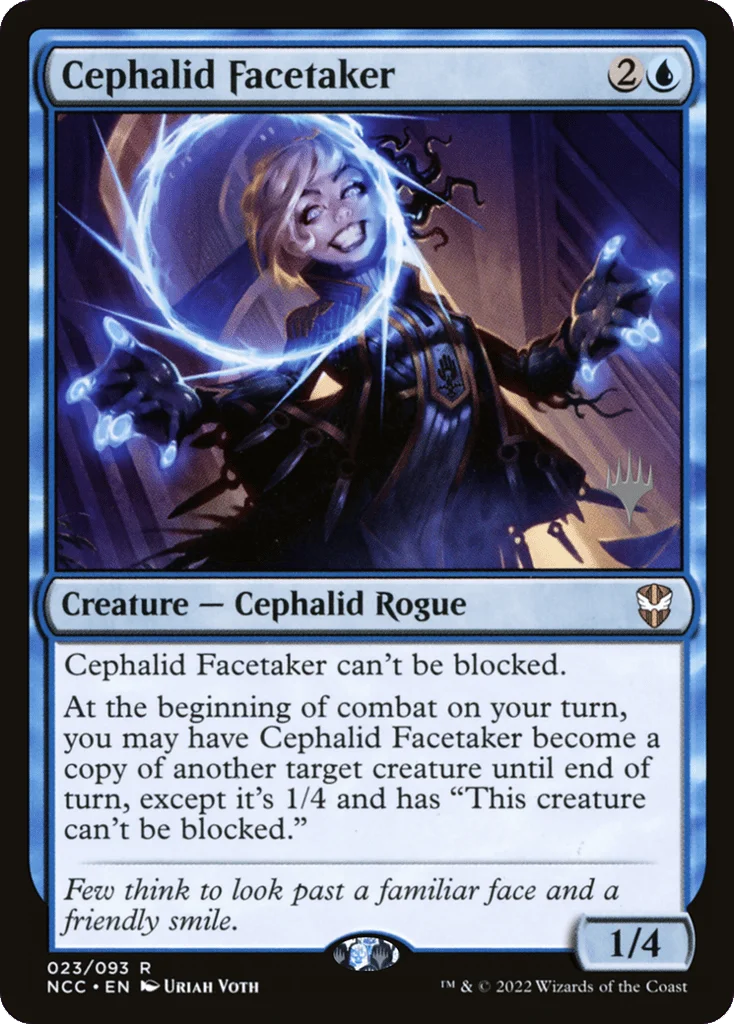 Cephalid Facetaker · New Capenna Commander Promos