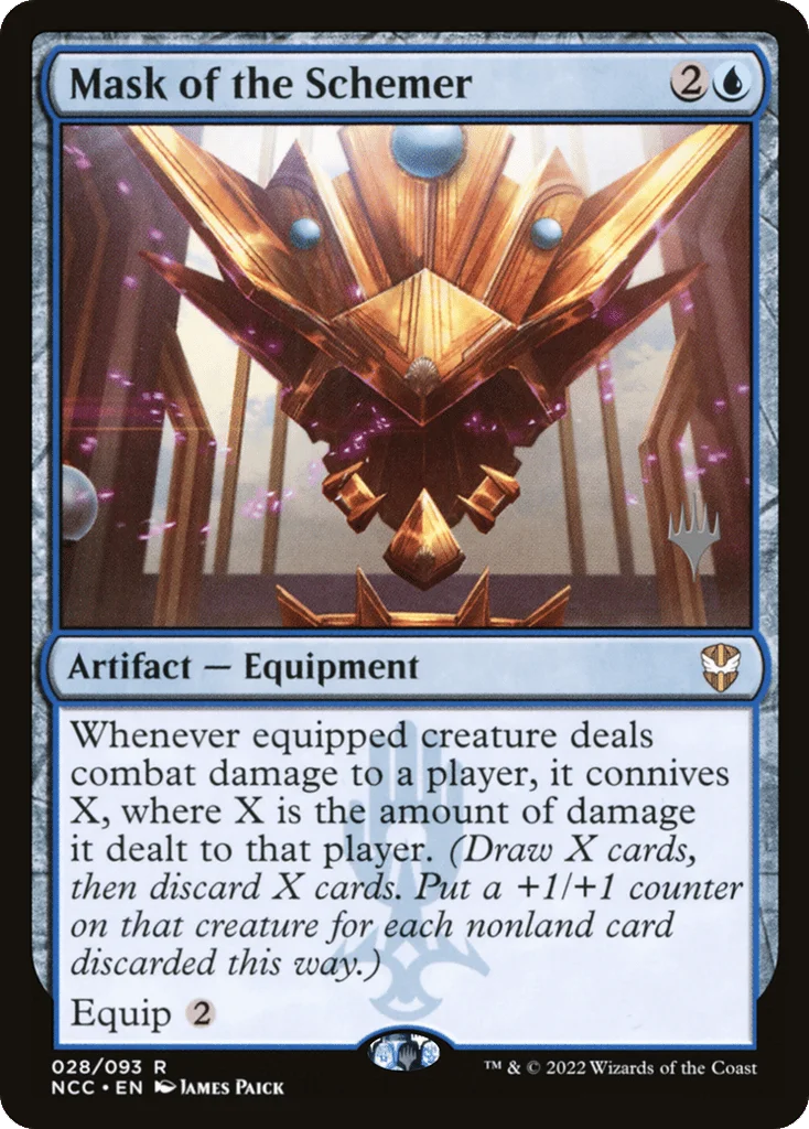 Mask of the Schemer · New Capenna Commander Promos