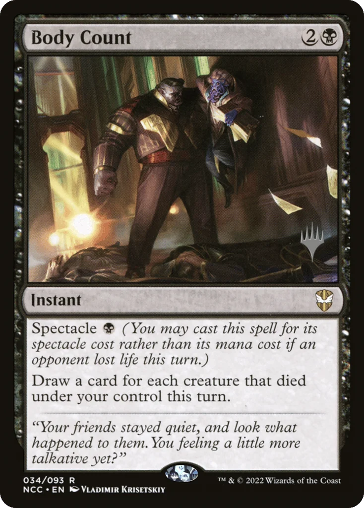Body Count · New Capenna Commander Promos