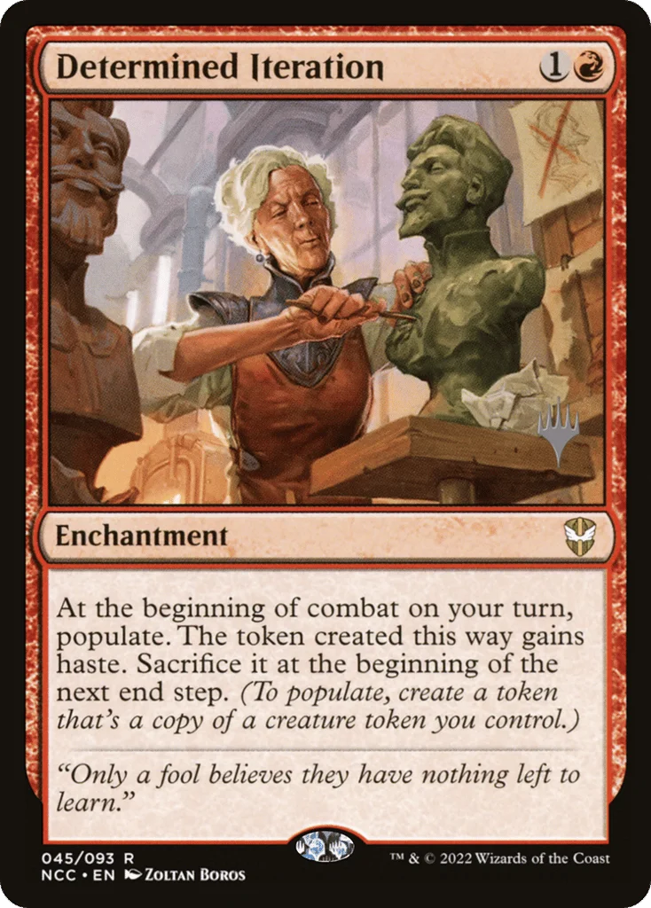 Determined Iteration · New Capenna Commander Promos