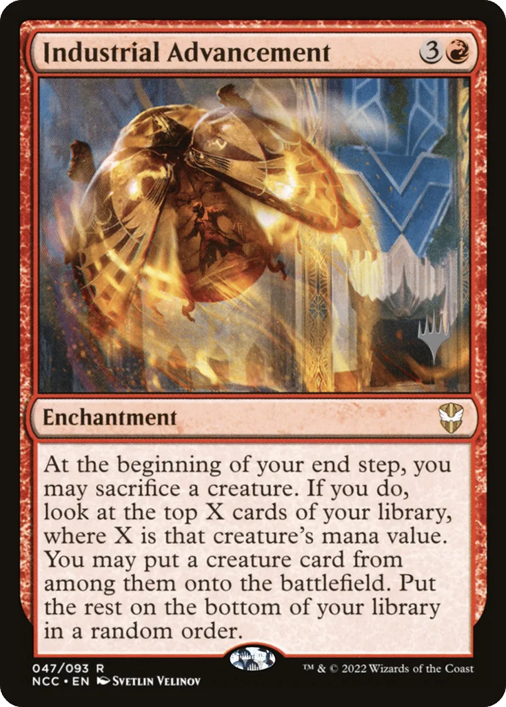 Industrial Advancement · New Capenna Commander Promos