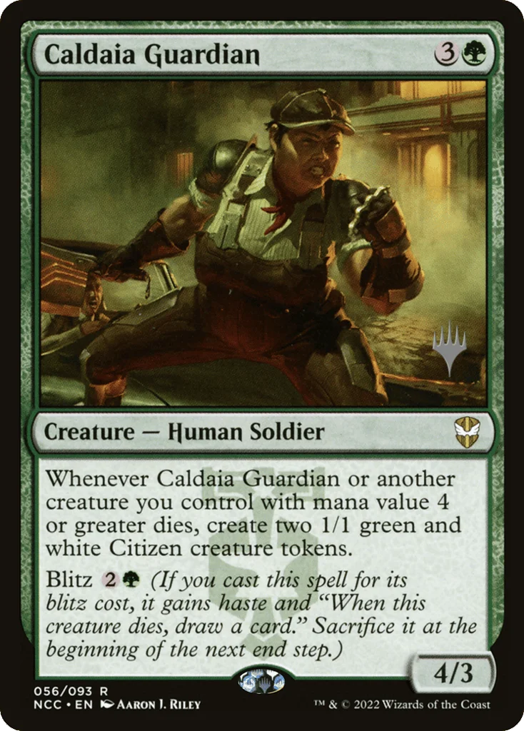 Caldaia Guardian · New Capenna Commander Promos