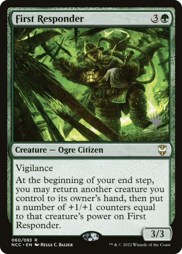 First Responder · New Capenna Commander Promos
