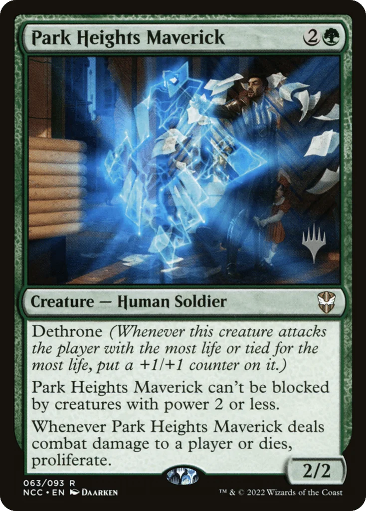 Park Heights Maverick · New Capenna Commander Promos