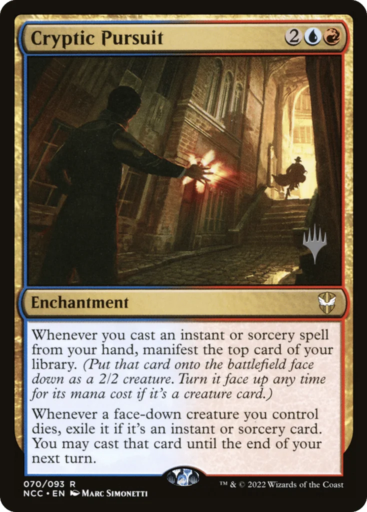 Cryptic Pursuit · New Capenna Commander Promos