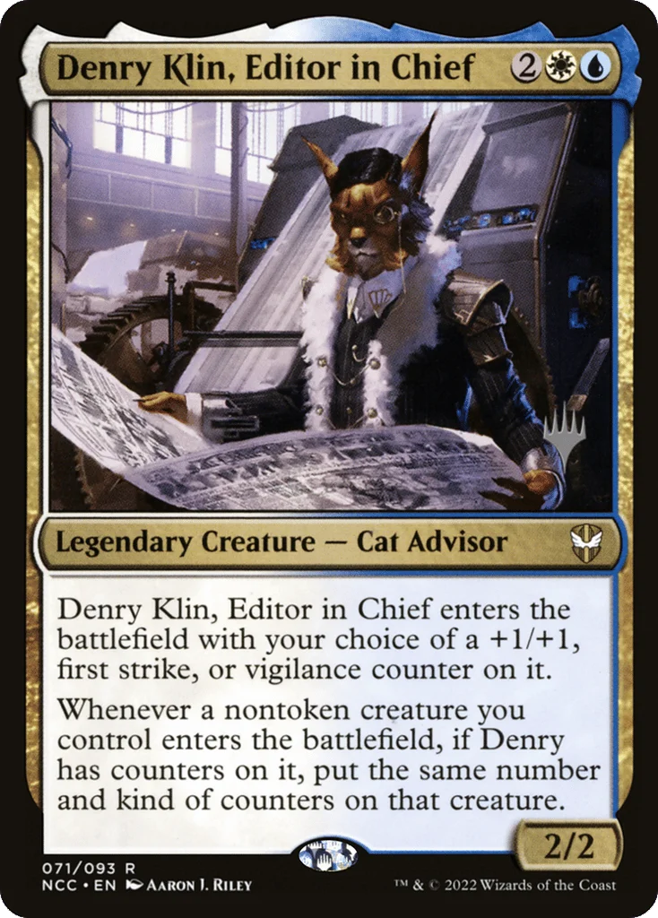 Denry Klin, Editor in Chief · New Capenna Commander Promos