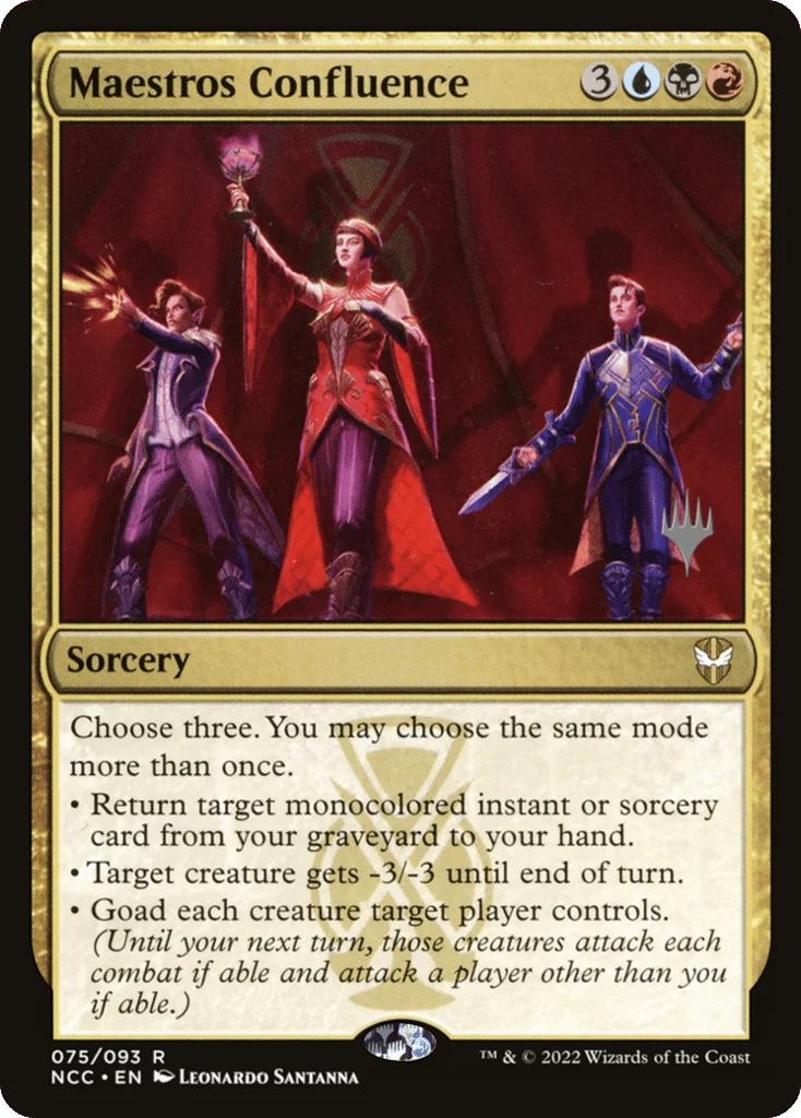 Maestros Confluence · New Capenna Commander Promos