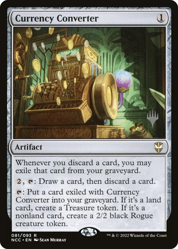 Currency Converter · New Capenna Commander Promos