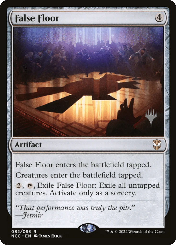 False Floor · New Capenna Commander Promos