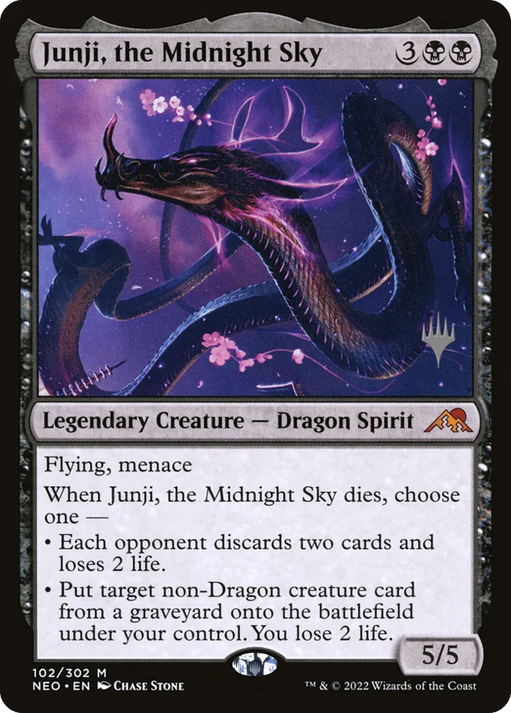 Junji, the Midnight Sky · Kamigawa: Neon Dynasty Promos