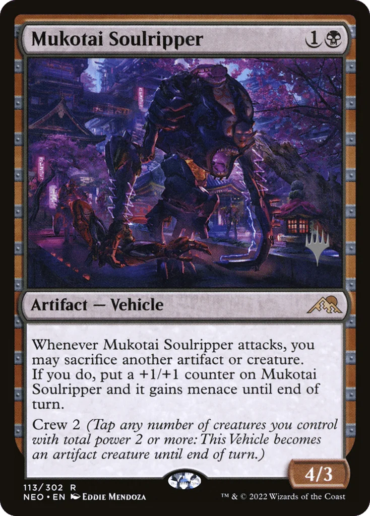 Mukotai Soulripper · Kamigawa: Neon Dynasty Promos