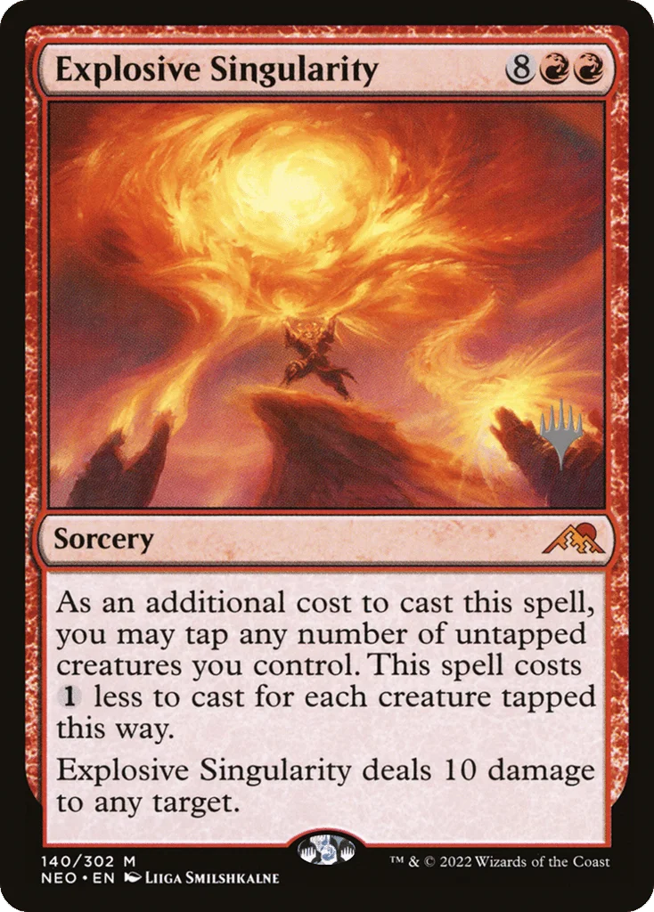 Explosive Singularity · Kamigawa: Neon Dynasty Promos