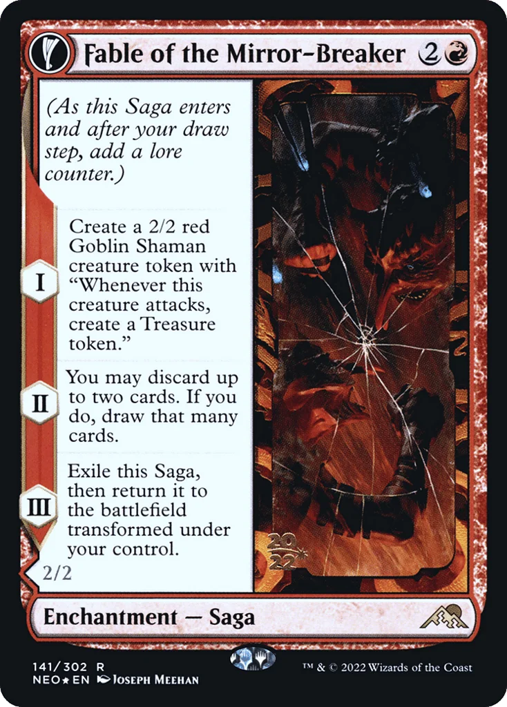 Fable of the Mirror-Breaker // Reflection of Kiki-Jiki · Kamigawa: Neon Dynasty Promos