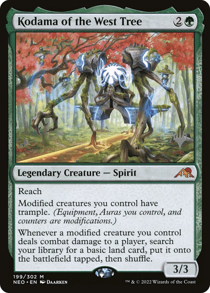 Kodama of the West Tree · Kamigawa: Neon Dynasty Promos