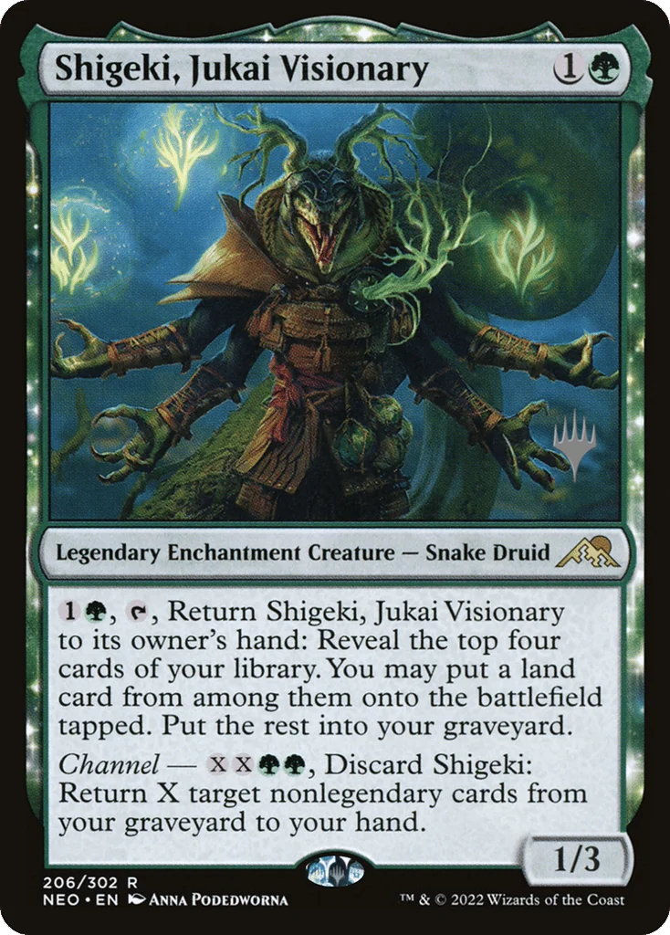 Shigeki, Jukai Visionary · Kamigawa: Neon Dynasty Promos