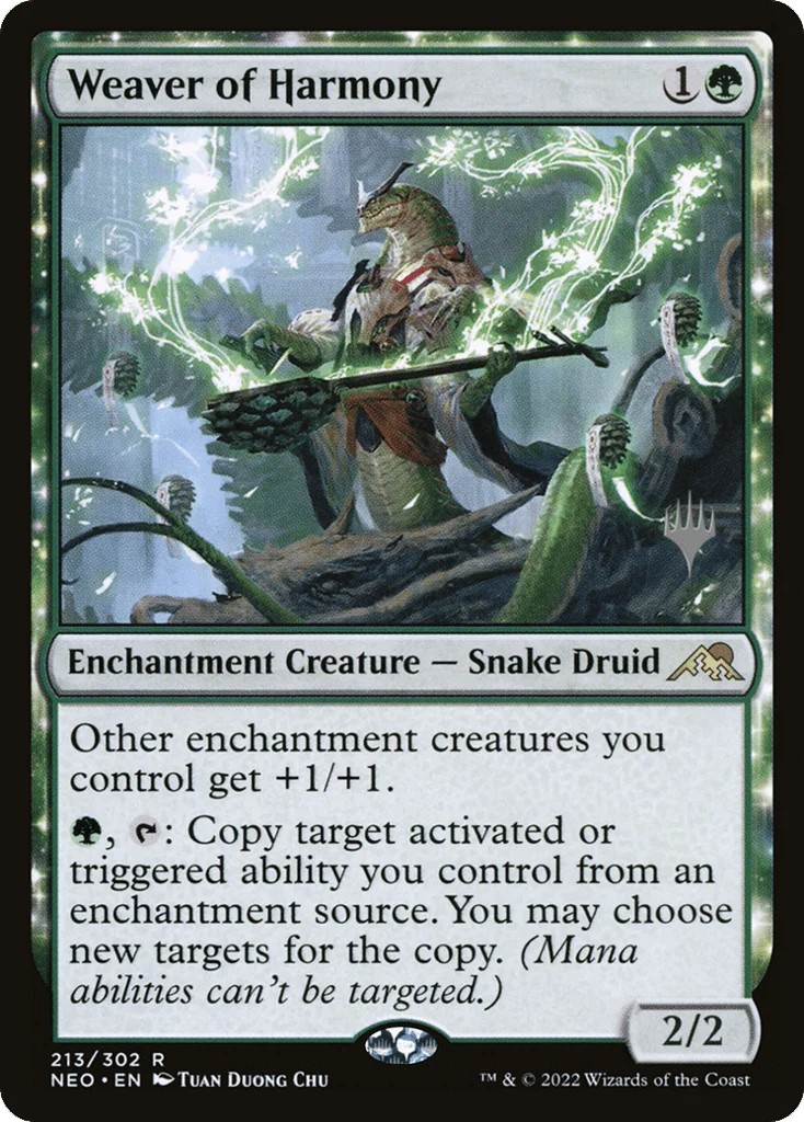 Weaver of Harmony · Kamigawa: Neon Dynasty Promos
