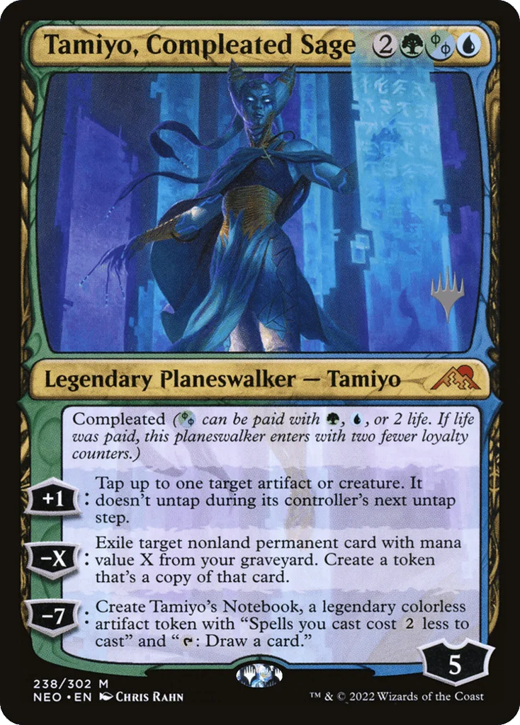 Tamiyo, Compleated Sage · Kamigawa: Neon Dynasty Promos