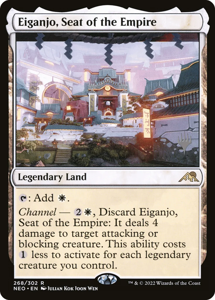 Eiganjo, Seat of the Empire · Kamigawa: Neon Dynasty Promos