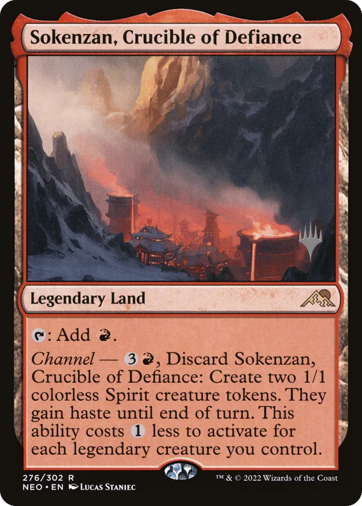 Sokenzan, Crucible of Defiance · Kamigawa: Neon Dynasty Promos