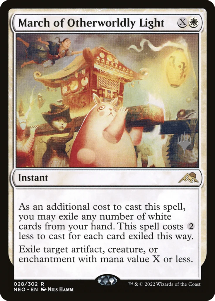 March of Otherworldly Light · Kamigawa: Neon Dynasty Promos