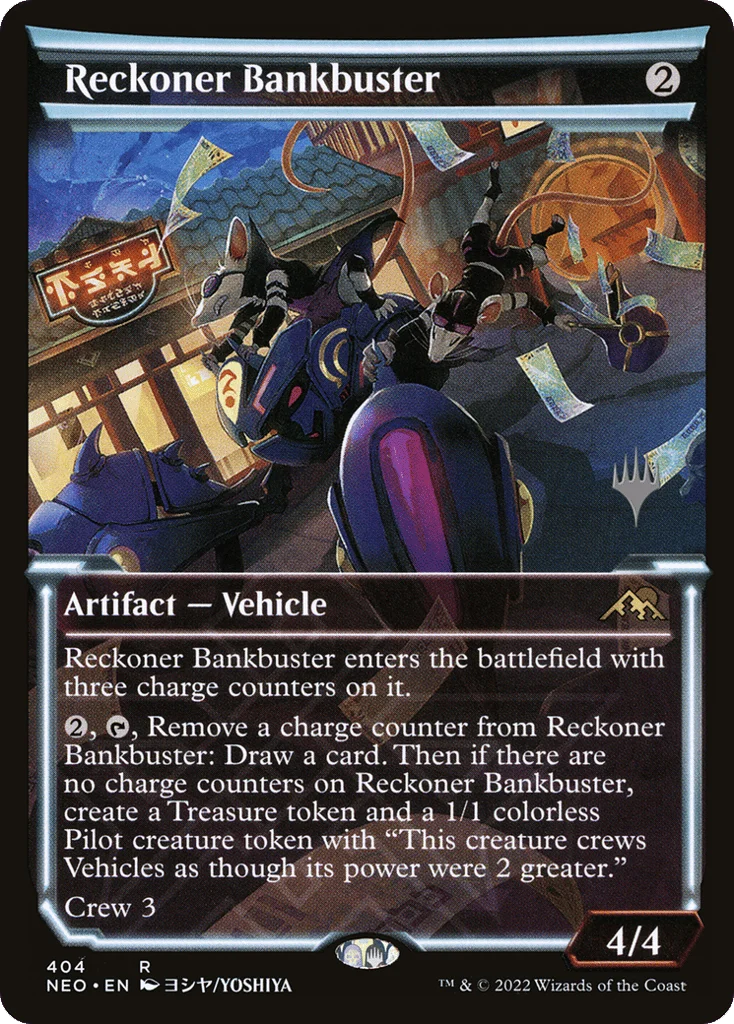 Reckoner Bankbuster · Kamigawa: Neon Dynasty Promos