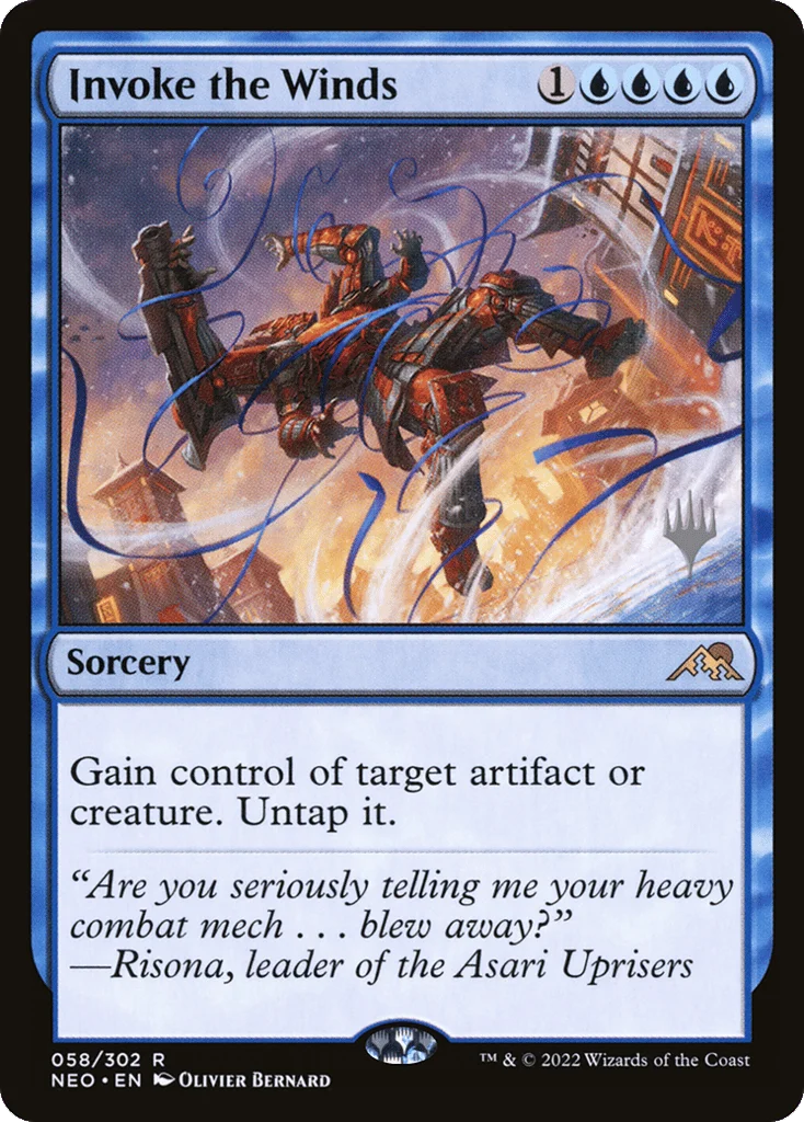 Invoke the Winds · Kamigawa: Neon Dynasty Promos