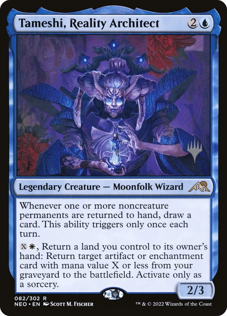 Tameshi, Reality Architect · Kamigawa: Neon Dynasty Promos
