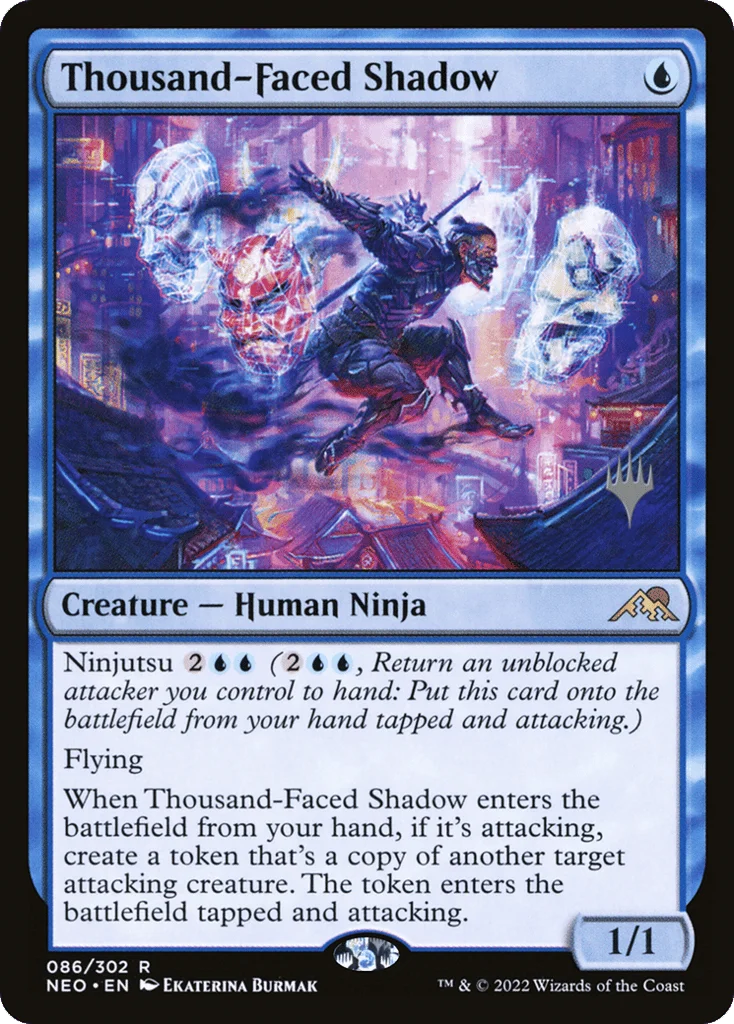 Thousand-Faced Shadow · Kamigawa: Neon Dynasty Promos