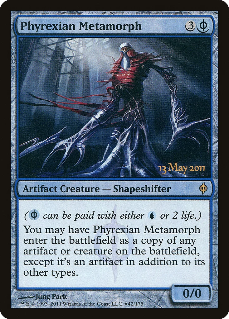 Phyrexian Metamorph · New Phyrexia Promos