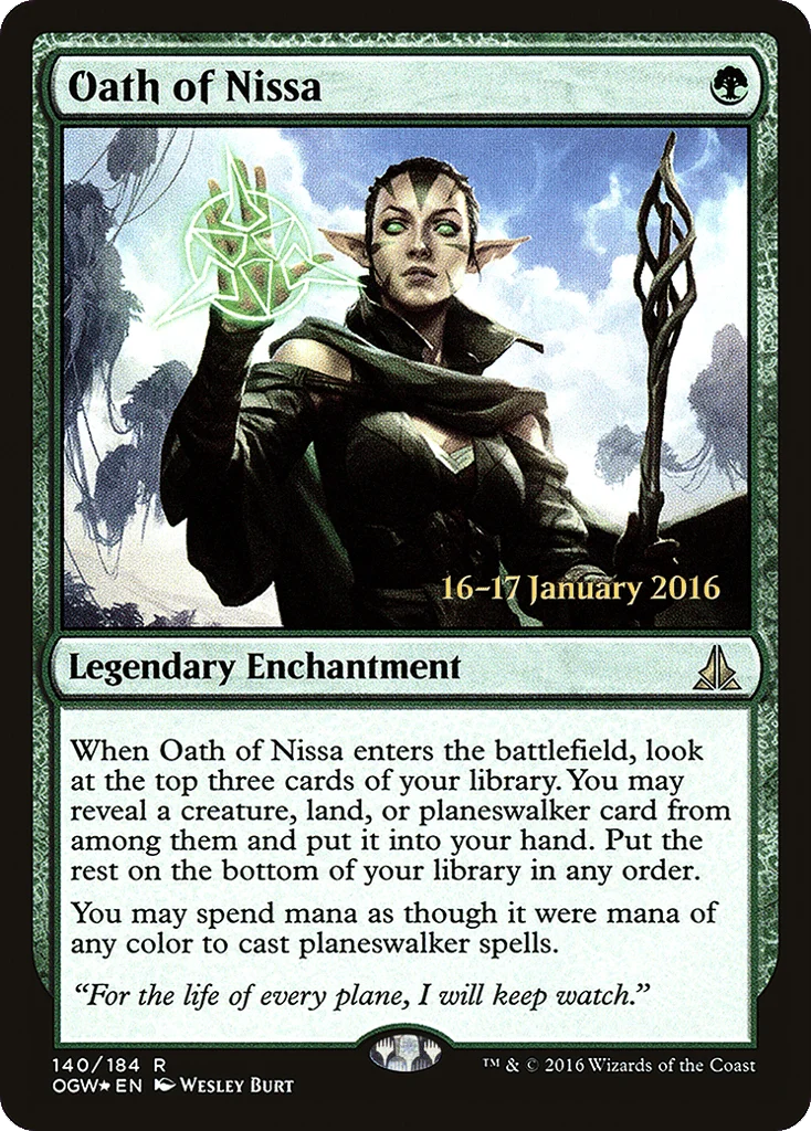Oath of Nissa · Oath of the Gatewatch Promos