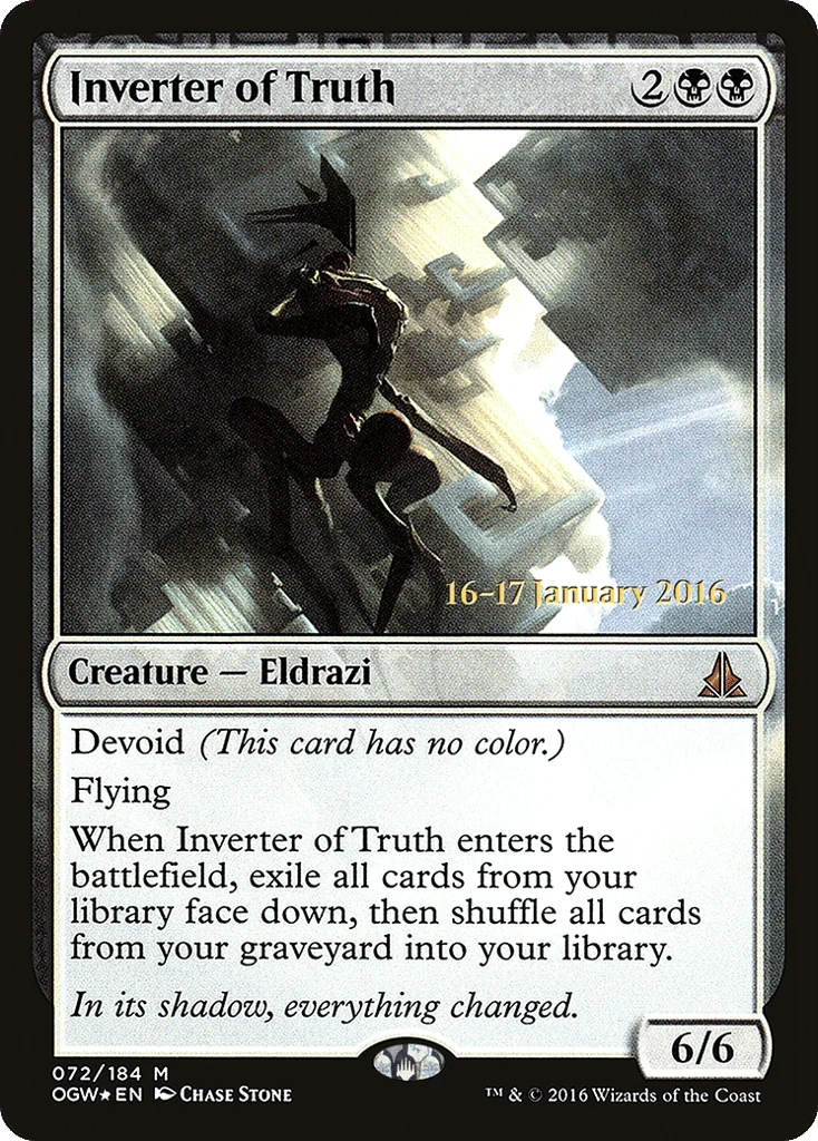 Inverter of Truth · Oath of the Gatewatch Promos