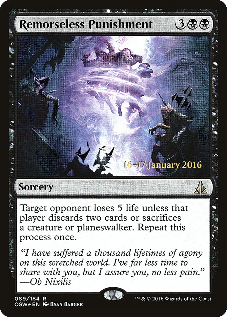 Remorseless Punishment · Oath of the Gatewatch Promos