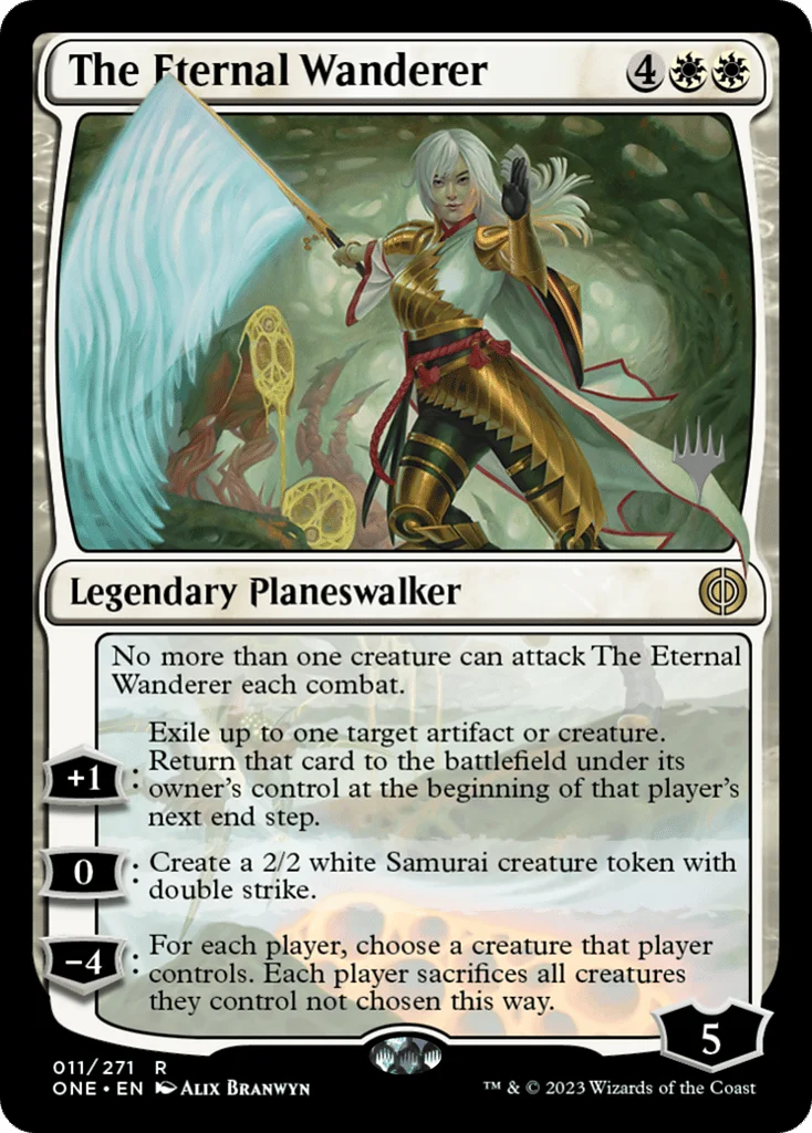 The Eternal Wanderer · Phyrexia: All Will Be One Promos