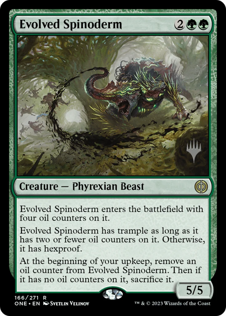 Evolved Spinoderm · Phyrexia: All Will Be One Promos