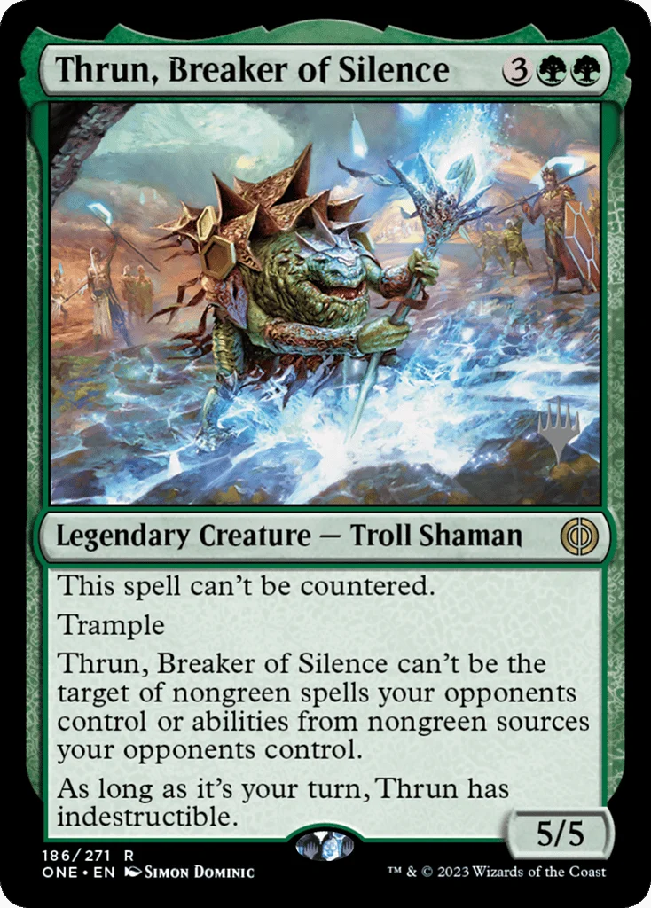 Thrun, Breaker of Silence · Phyrexia: All Will Be One Promos