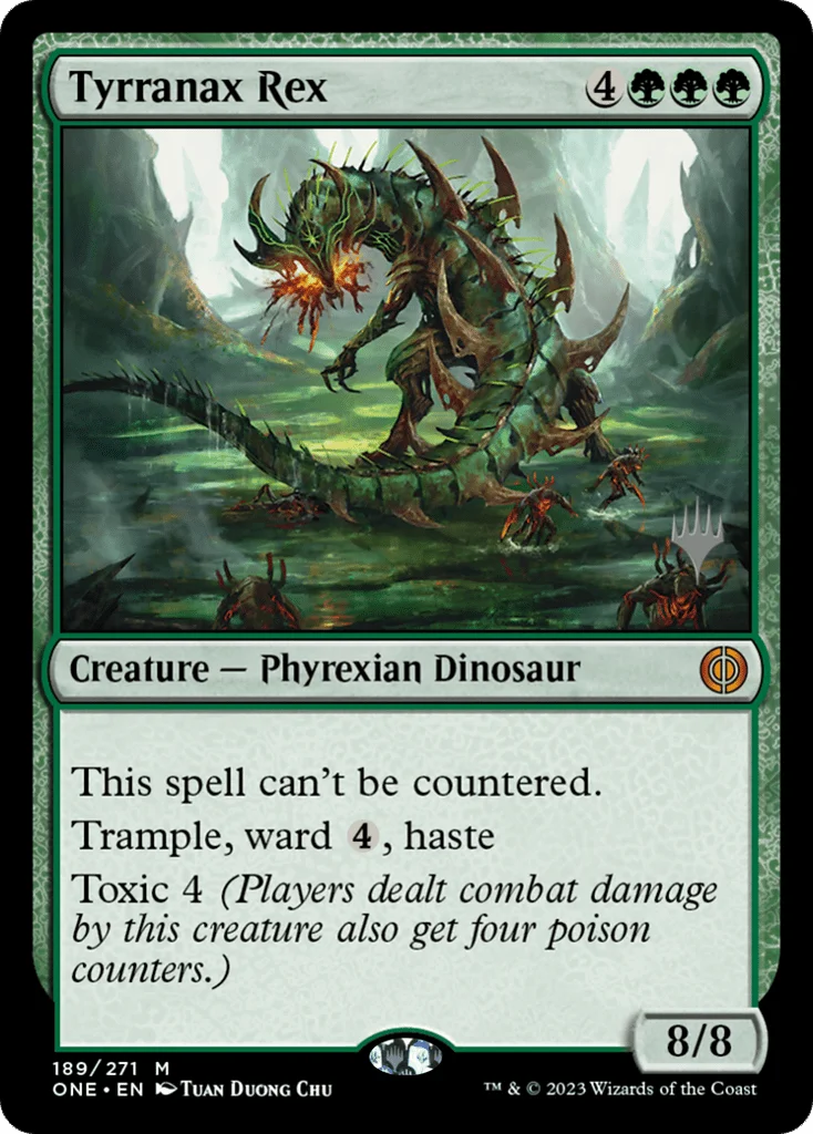Tyrranax Rex · Phyrexia: All Will Be One Promos