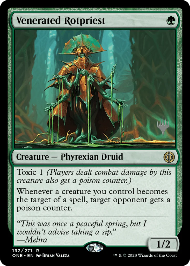 Venerated Rotpriest · Phyrexia: All Will Be One Promos